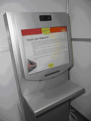 video cv kiosk